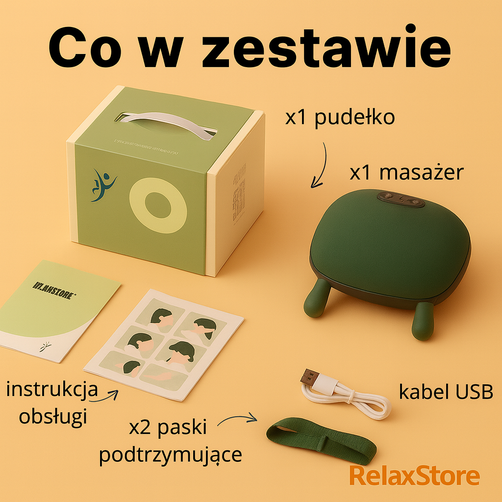 Bionic Finger - Bezprzewodowy masażer karku i barków | Ulga w 10 minut